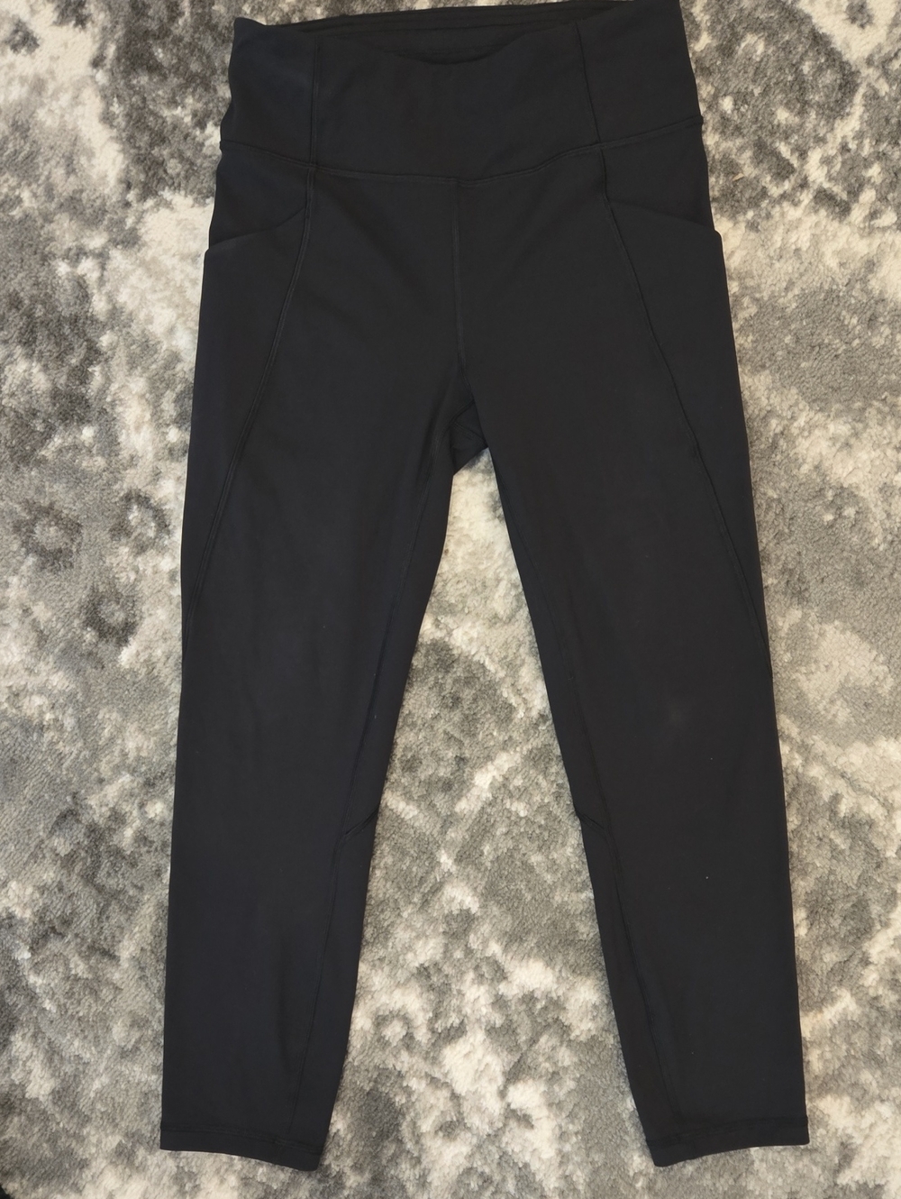 lululemon athletica Black High-Rise Leggings with Side Pockets